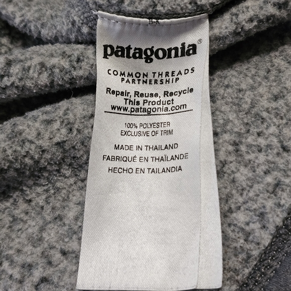 Patagonia Women's Gray Pullover Jacket coat size Small - Picture 9 of 11